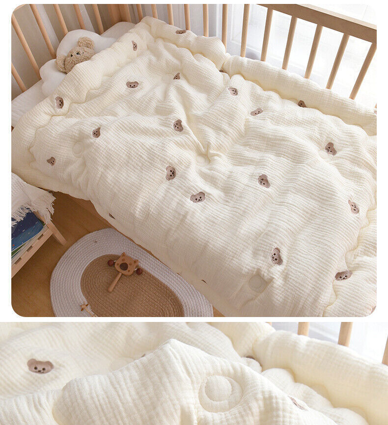 Baby Quilt Thick Winter Crib Children's Duvet Bedding Cotton Blanket Mother Kids