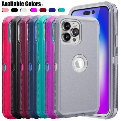 For iPhone 14 Pro Max Plus Phone Case Shockproof Rubber Heavy Duty Hard Cover