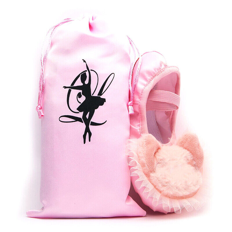 Dance Bag Shoes Storage Pouch Ballet Organizer Handbag Bags Satin Shoe Bag