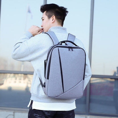 Men's Backpack USB Charging Man Multifunctional Oxford Cloth Bag Laptop Bag