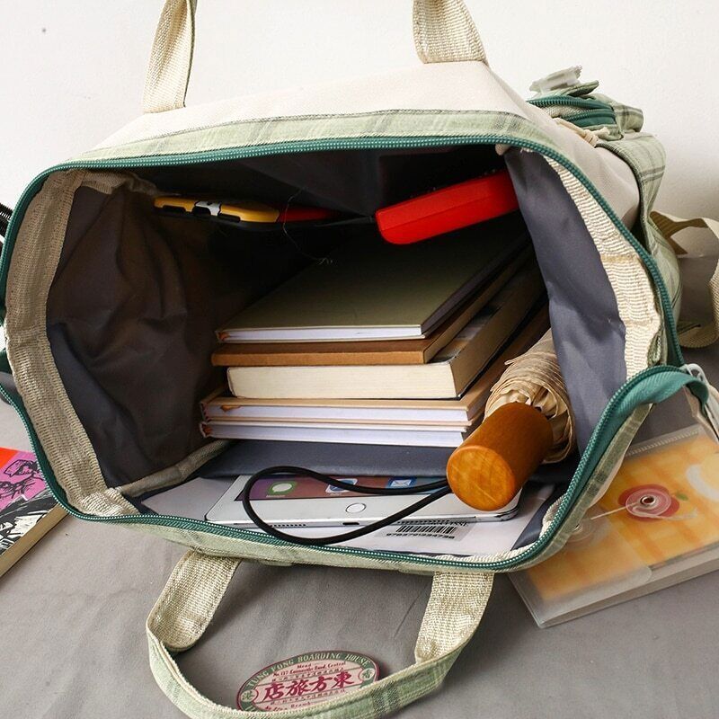 5 Set Women Backpack School Bags Teenage College Student Kids Book Bagpack