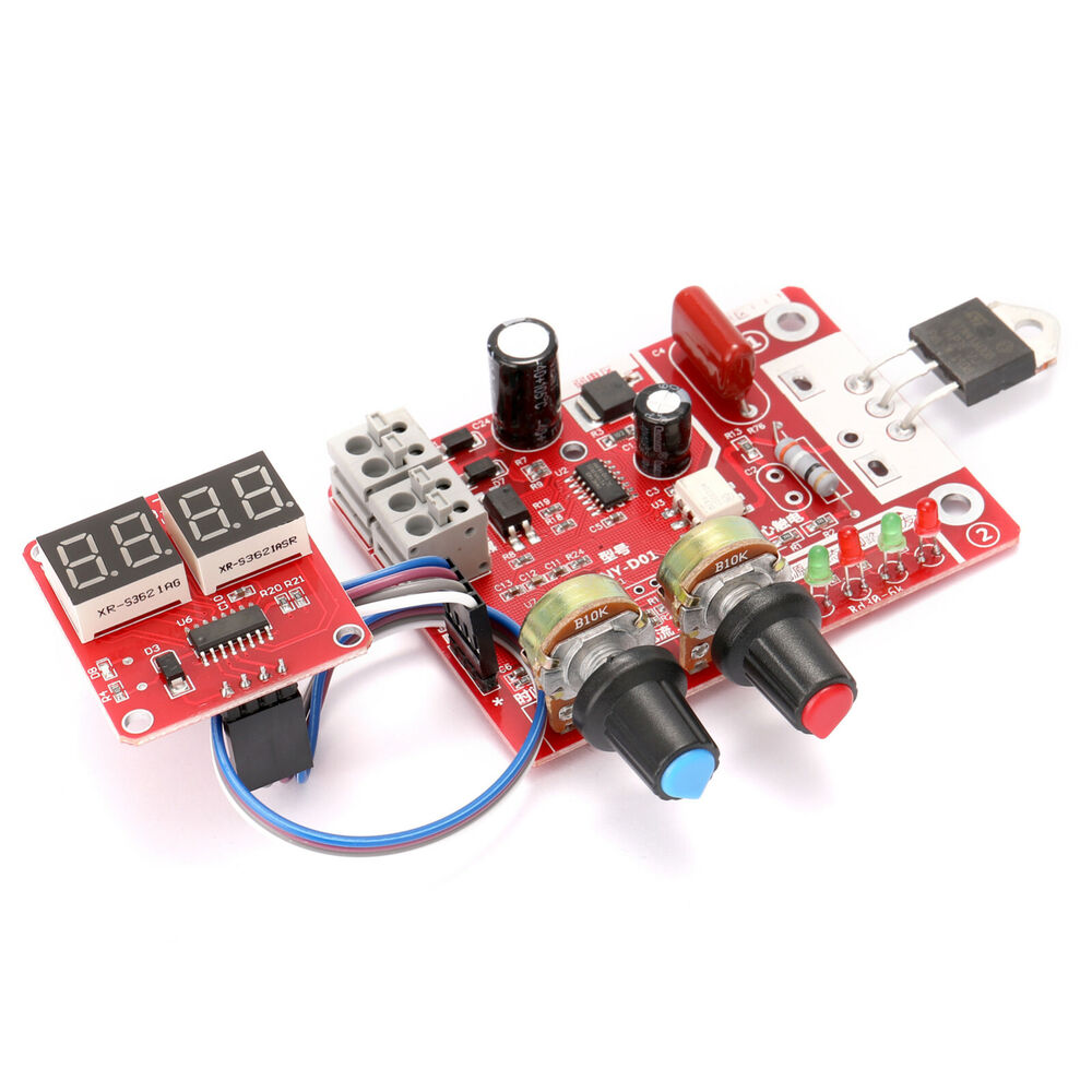 Digital Display Spot Welder time Control Board 100A Updating Current Controller