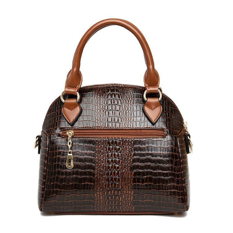 Synthetic Leather Shoulder Bags Large Women Messenger Handbag 25*22*10 CM Zipper