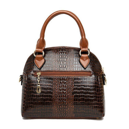 Synthetic Leather Shoulder Bags Large Women Messenger Handbag 25*22*10 CM Zipper