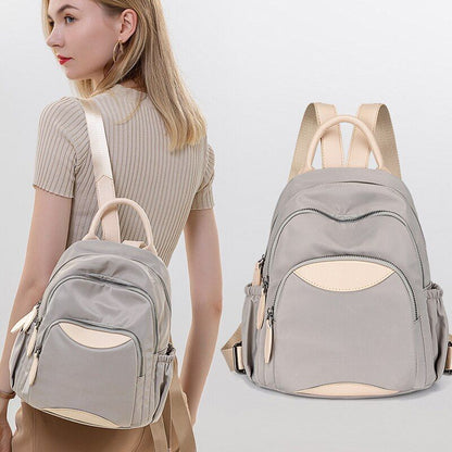 Waterproof Backpack Leisure Traveling Bags Small 1PC Leather Makeup Purse Oxford
