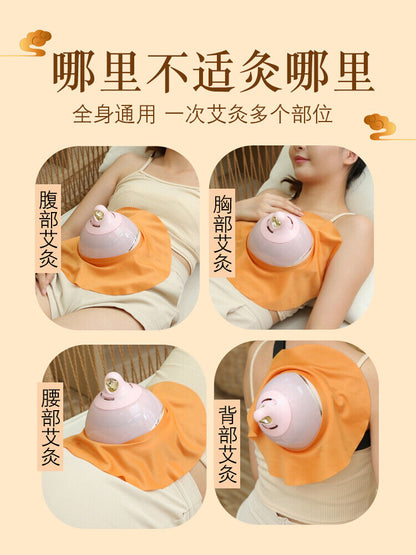 Moxa Box Portable Moxibustion Pot Smokeless Anti-scalding Chest Fumigation Tool