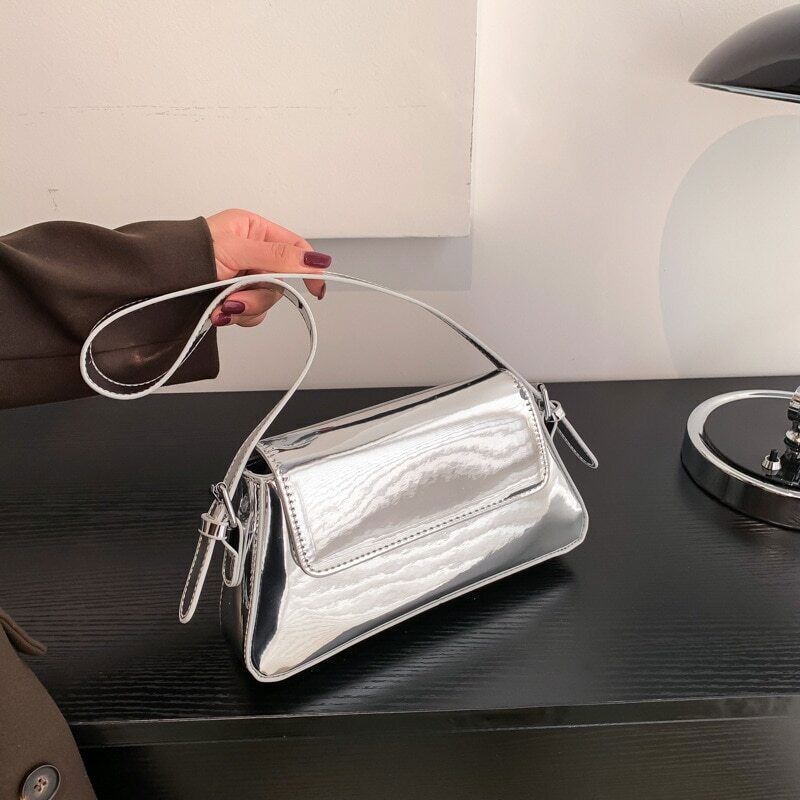 Women Bag Silver Shoulder Bags Party Clutches Lady Purses Handbag