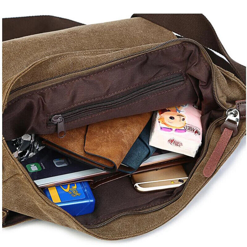Men's Canvas Bag Men Crossbody Bag Men Bag Man Travel Shoulder Bag