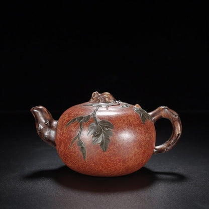 Chinese Yixing Zisha Clay Handmade Exquisite Teapot （小老鼠 底款：蒋蓉）