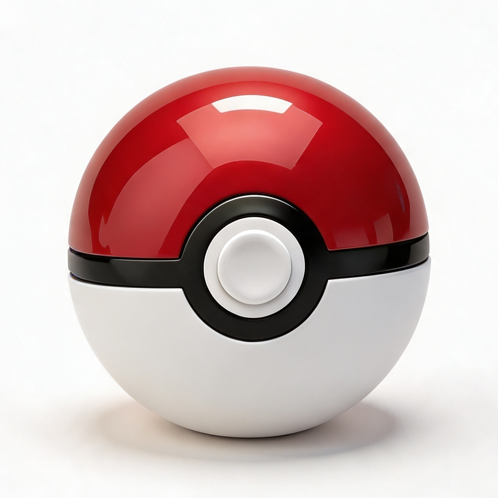 Poke Ball 3D Power Bank 20000mAh External Battery LED Charger Dual Port Gift Box