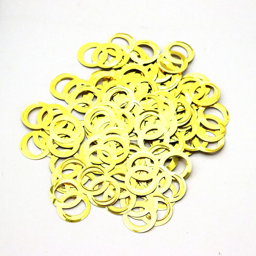 Dual Circle Confetti 15g Double Rings Sequin DIY Wedding Party Event Favor Decor