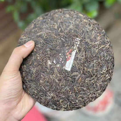 357g Yunnan Old Raw Pu'er Tea 2006 Tongshunxiang Pu-erh Raw Tea Cake Aged Puerh