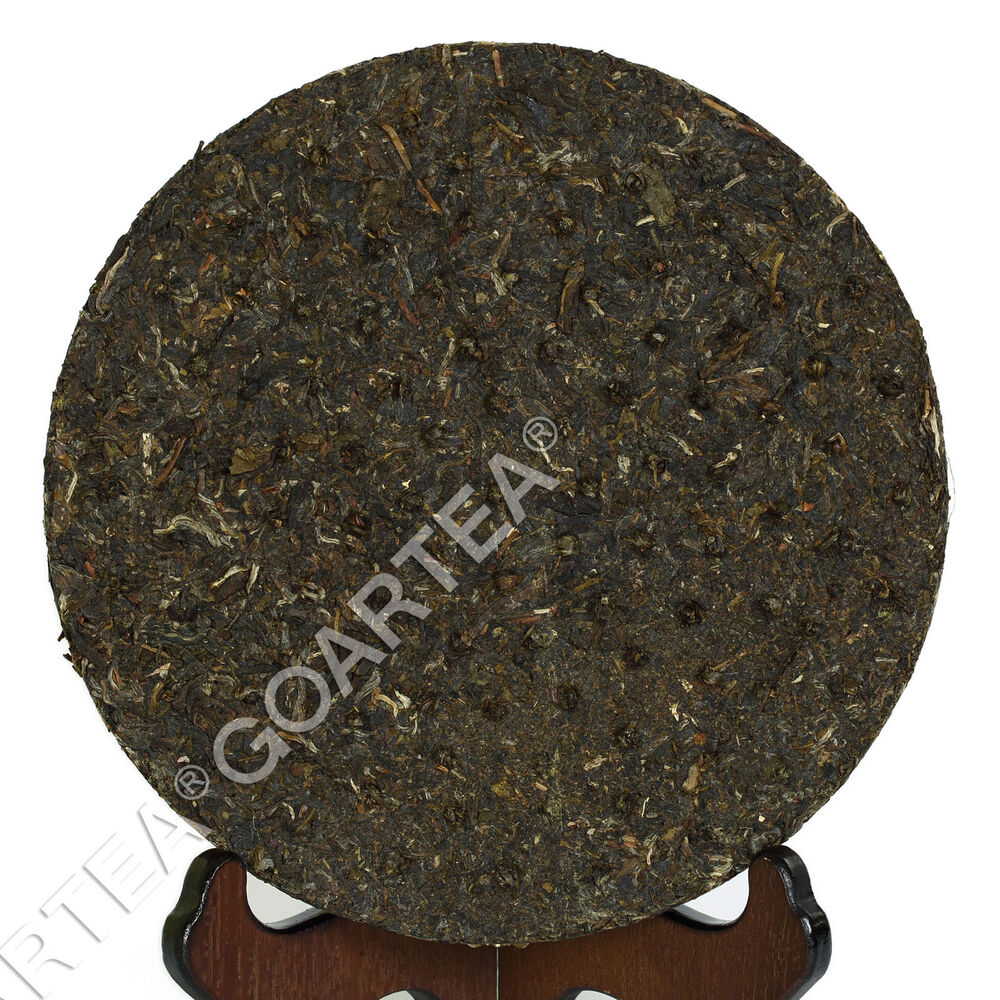 357g Yunnan Xiaguan Golden Ribbon Raw Iron Cake Puer Pu'er Puerh Tea