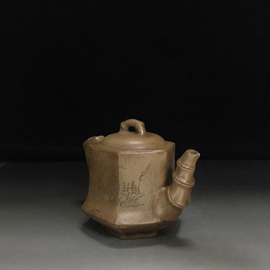 vintage chinese yixing purple clay teapot zisha ceremony teaware collection rare
