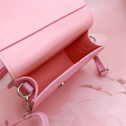 Cute Girl's Kuromi My Melody Cinnamoroll Crossbody Messenger Shoulder Bag Gift A
