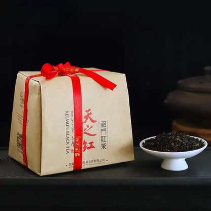 180g Qimen Black Tea Bag Package Keemun Loose Leaf Tea Premium Kungfu Black Tea