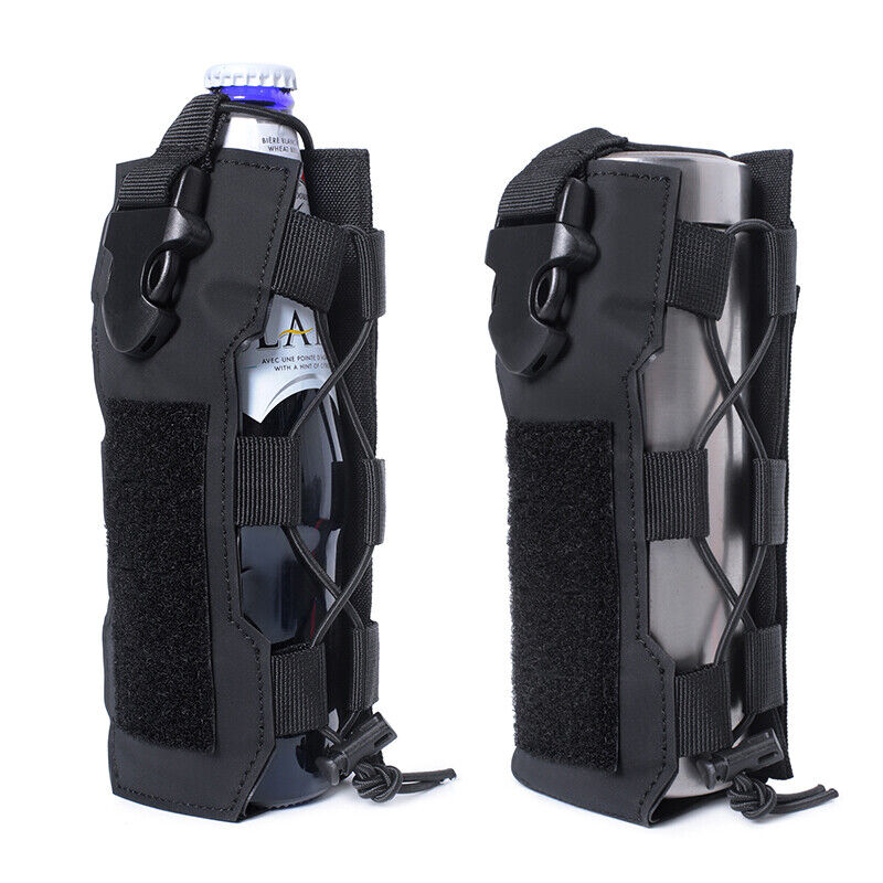 Tactical Molle Water Bottle Pouch Outdoor Travel Kettle Bag Sport Bag Canvas
