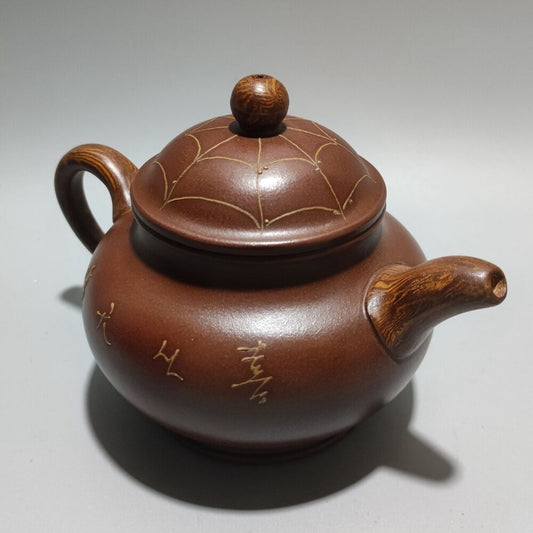 Vintage Chinese Yixing Purple Clay Teapot Zisha Ceremony Teaware Collection Rare
