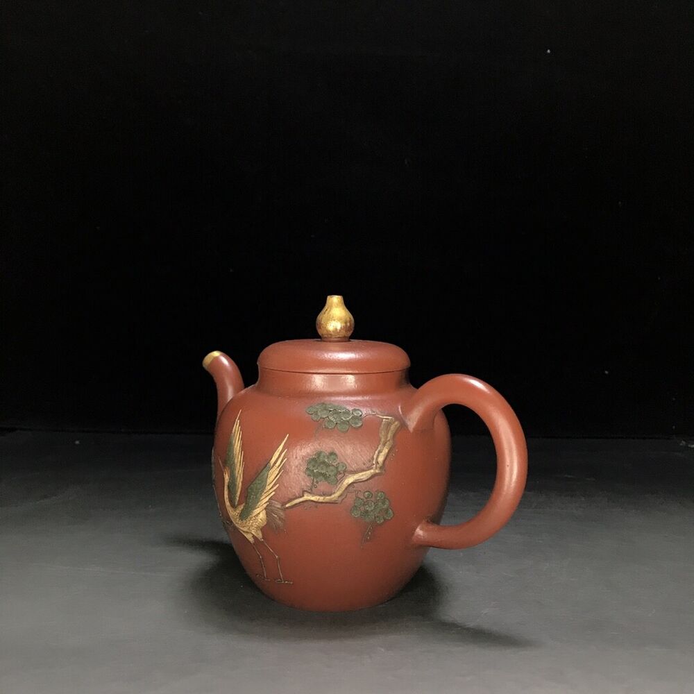 vintage chinese yixing purple clay teapot zisha ceremony teaware collection rare