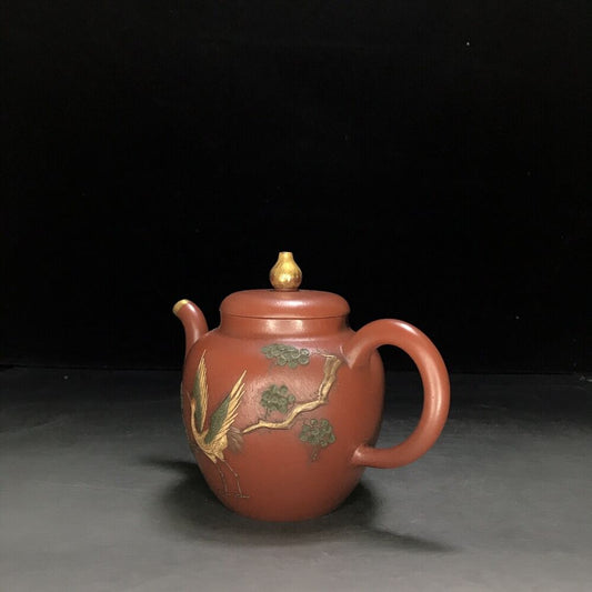 vintage chinese yixing purple clay teapot zisha ceremony teaware collection rare