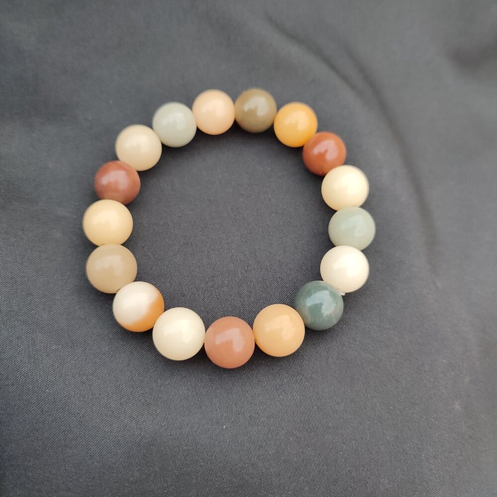 Vintage Buddha Pray Rosary Pipal Tree Bodhi Bead Strand Mens Bracelets Gift