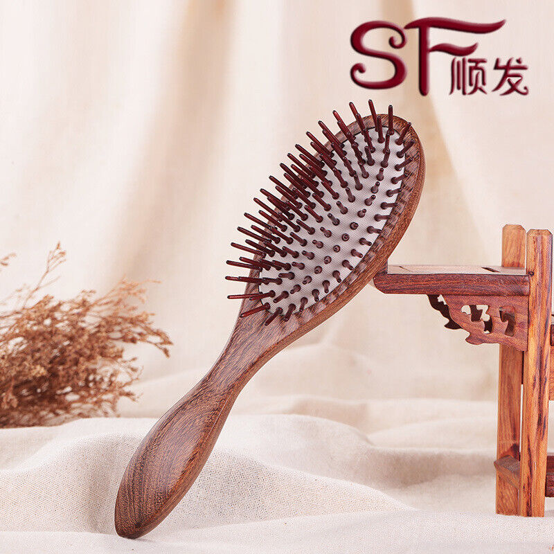 Sapotaceae Wood Massage Brush Air Cushion Massage Scalp Brush Gift Box Packaging