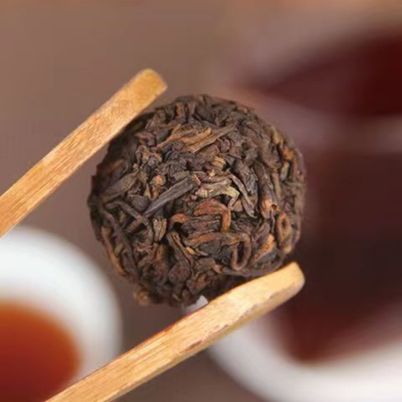 500g Yunnan Ripe Puerh Tea Dragon Ball Pu-erh Cooked Tea Iceland Pu'er Black Tea