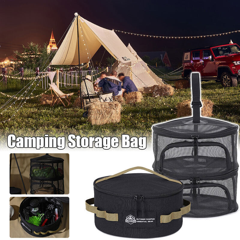 Waterproof Outdoor Camping Picnic Pot Cookware Storage Bag Hanging Bag w/ Handle