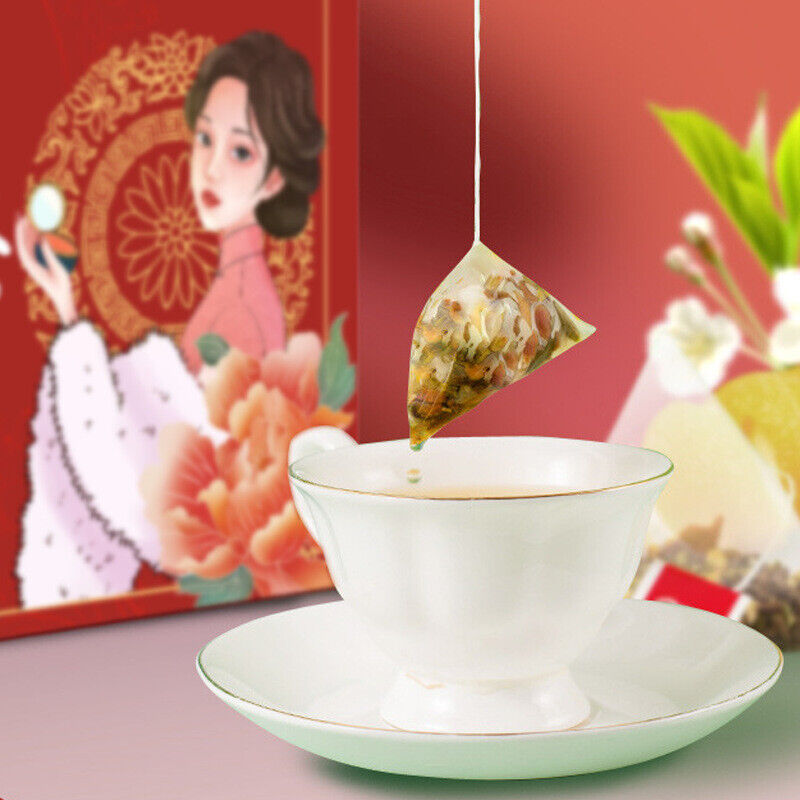 50g Poria Job's Tears Tea 茯苓薏湿茶50g(5g*10包) 红豆薏米茶 茯苓薏米茶盒装 甄选草本原材 口感醇厚