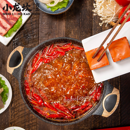 4 x 80g Xiaolongkan Mini Hot Pot Base Chinese Specialty 小龙坎火锅底料颗粒装
