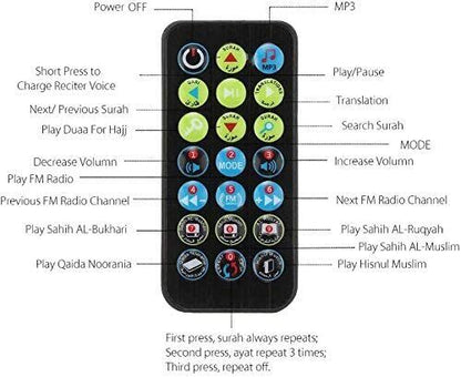 Remote Control Quran Speaker Portable Bluetooth Digital Quran Makkah hajj Gi