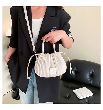 Crossbody Bag Women Shoulder Handbag Female Tote Bag PU Bucket Bag