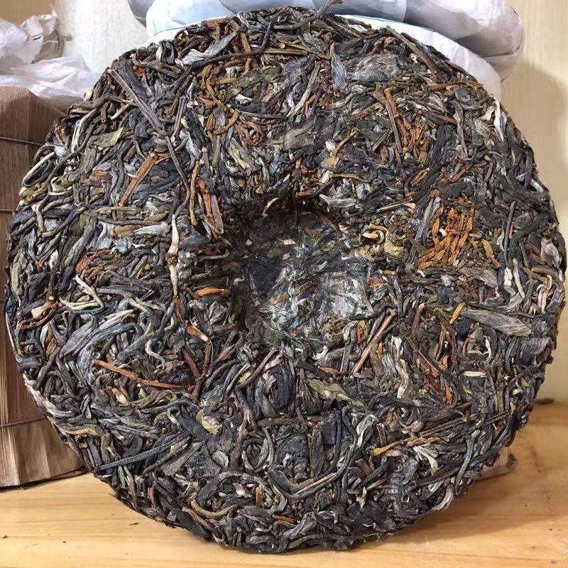 357g Ding Chun Yuan Wild Jingmai Pangxie Jiao Feet of Crab Pu-erh Tea Raw