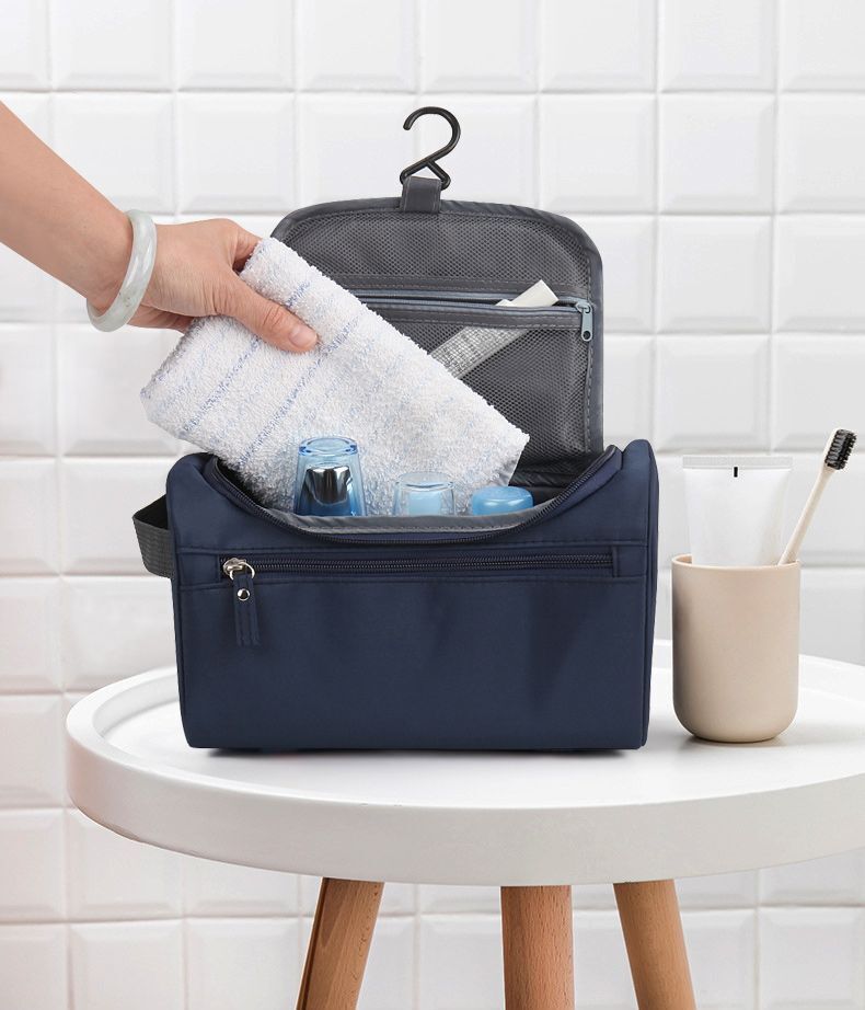 Makeup Bag Waterproof Nylon Travel Cosmetic Bag Organizer Case Toiletry Bag 1 PC