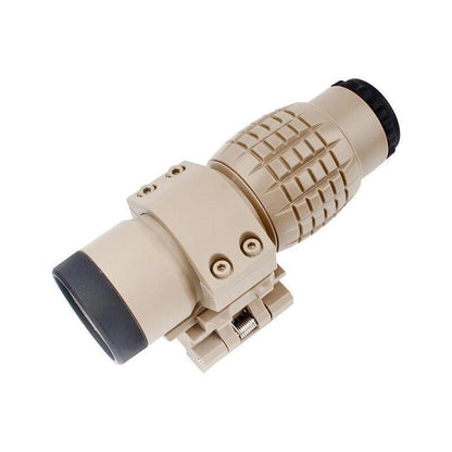 3x Telescope Magnifier Scope Sighting W/ Fts Flip To Side Mount Fits Holographic