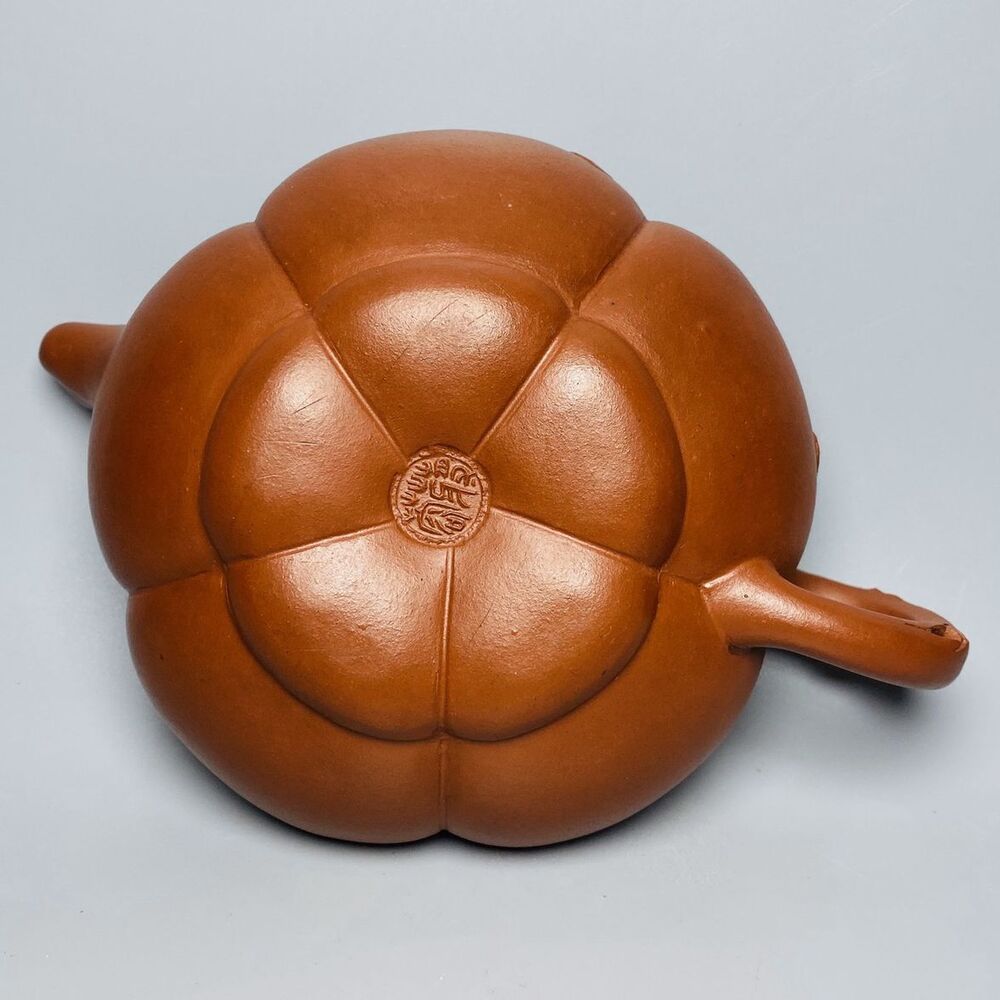 Vintage Chinese Yixing Purple Clay Teapot Zisha Ceramic Squirrel Teaware Collect
