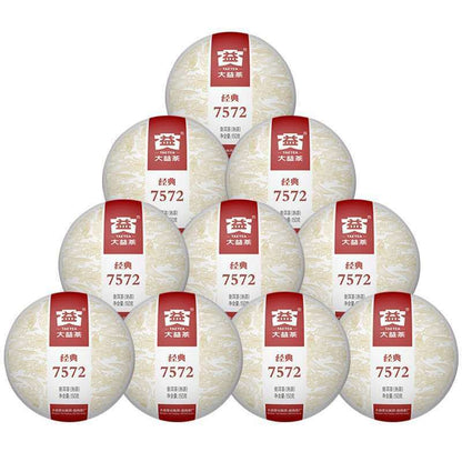 1801 China Yunnan menghai Dayi 7572 Pu erh Tea Cooked ripe Cake,er tee thé 150g