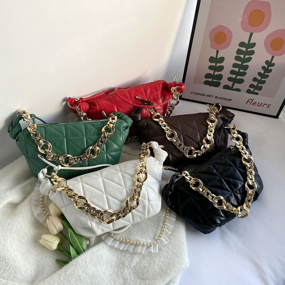 Chain Cloud Bag Leisure Dumpling Bag Texture Shoulder Messenger Purse Luxury Bag