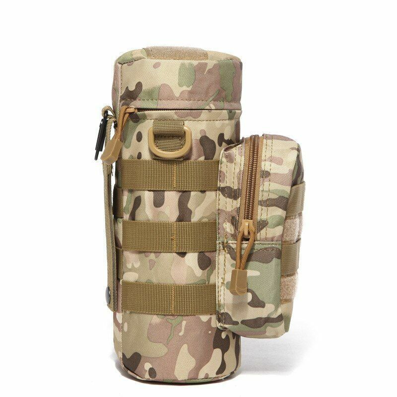 Outdoors Water Bottle Bag Tactical Climbing Camping Hiking Hunting Pouch 27*10cm