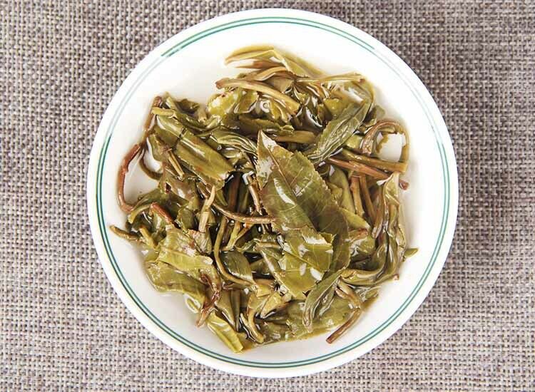 LaoBanZhang Spring ancient puerh trees tea Gold leaf Raw pu-erh Uncooked puerh