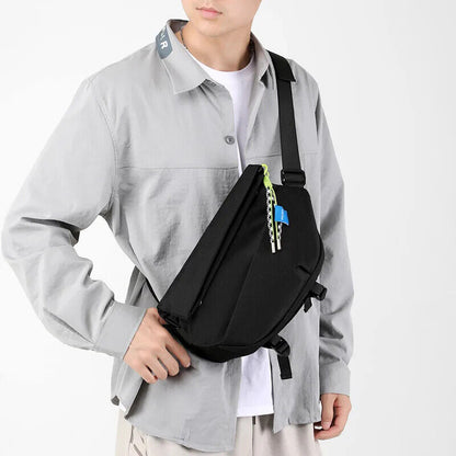 Riding Chest Bag Men's Women's Flat Shoulder Bag Crossbody Bags Men