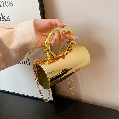 Women's Handbag Bags Women Crossbody Shoulder Bag Gold Box Clutch