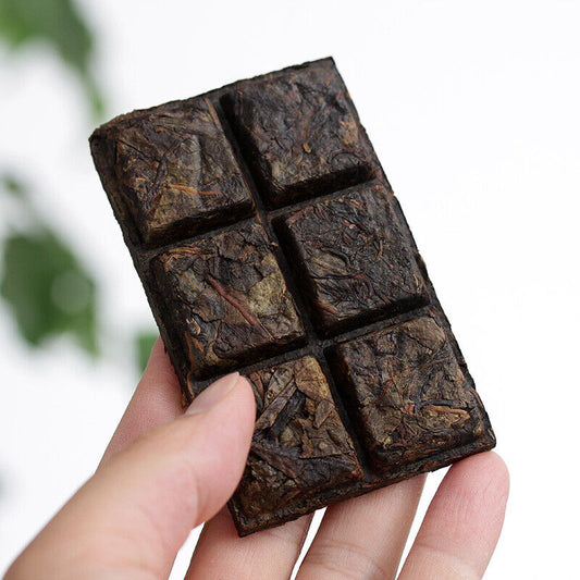 Yunnan Pu'er Tea 50g*2 Old Banzhang Golden Leaf Raw Brick Tea Aged Pu'er Tea