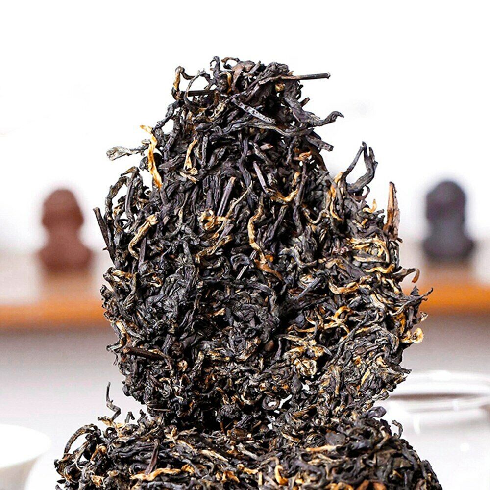 500g Gold Buds Yunnan BlackTea Top-grade FengQing Golden Melon Dianhong BlackTea