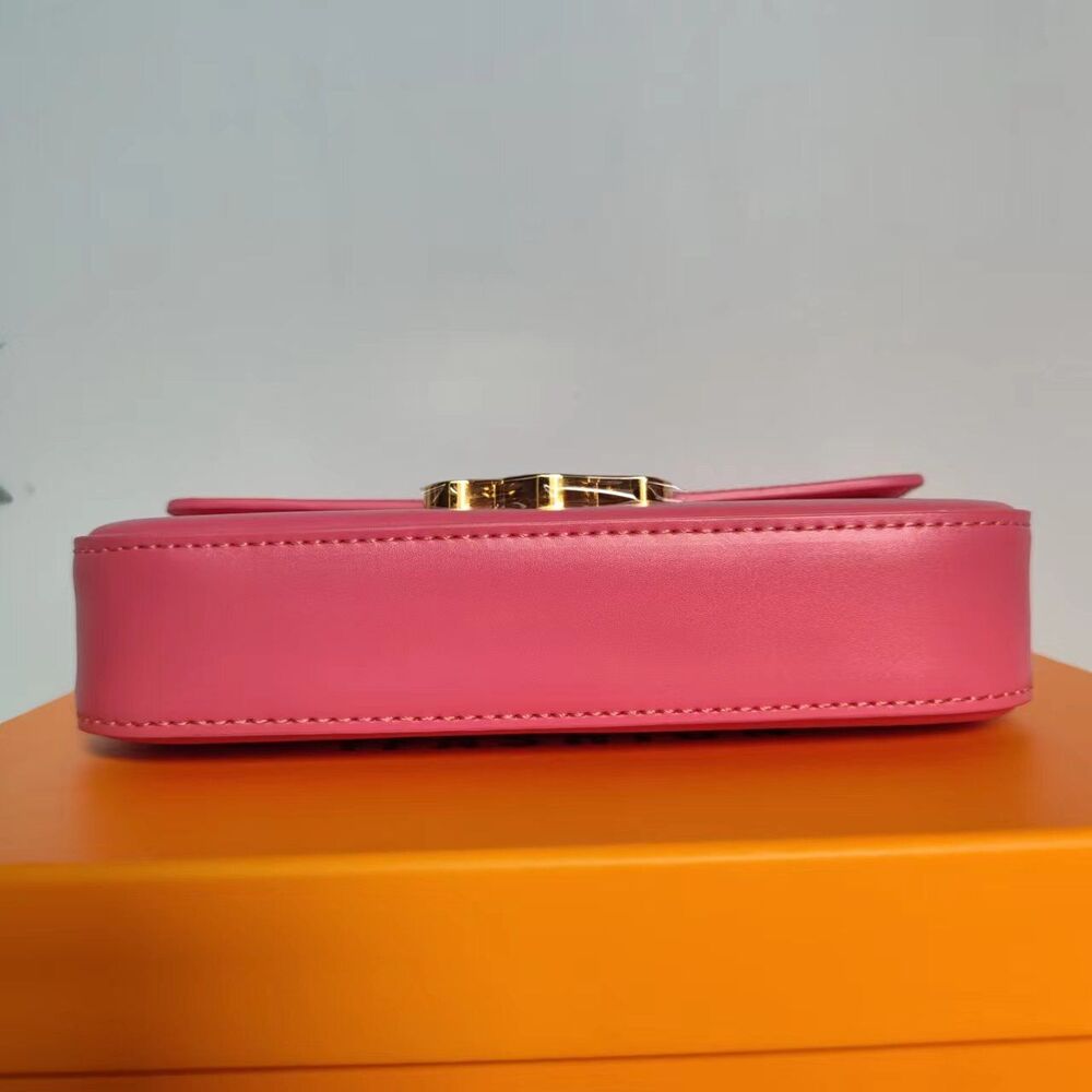 Genuine Leather Single Shoulder Bag Split Messenger Bag Luxury Small Square Bag