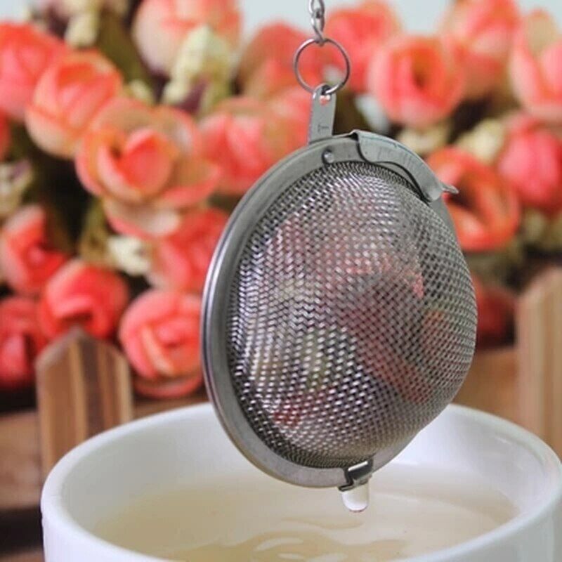 Stainless Steel Sphere Spice Tea Ball Strainer Mesh Tea Infuser Filter Tea Tools