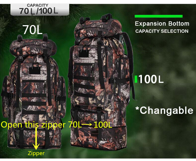 Tactical Backpack Mountaineering Camping Hiking Military Tactical Bag