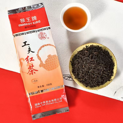 100g Organic Kungfu Black Tea Bagged Chinese Red Tea Loose Leaf Gongfu Black Tea