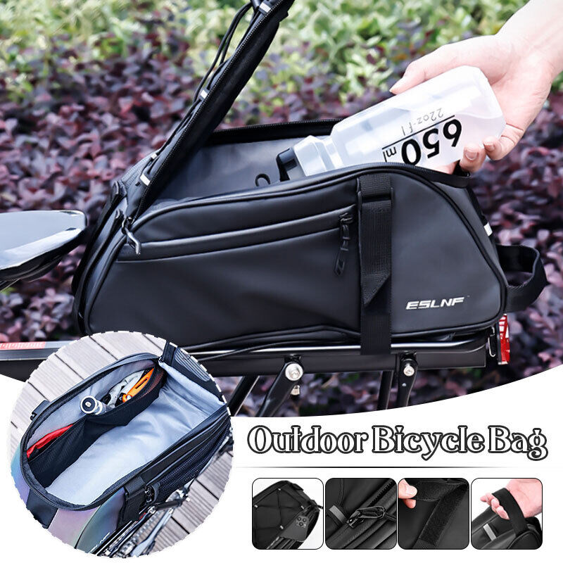 Bike Rack Bag Road MTB Bicycle Carrier Bag Trunk Pannier Cycling Bags Reflective