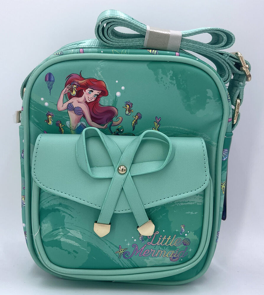 Disney 8.5" Lady Purse Ariel Princess Little Mermaid Crossbody Bag With Tags